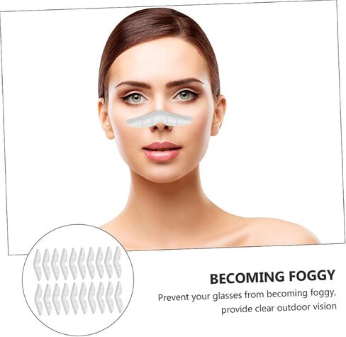 Artibetter 20pcs شرائح جسر الأنف السيليكون لأقنعة الوجه منصات حماية مضاد للطفر للنظارات وسادة ختم مريحة للاستخدام طوال اليوم in Saudi Arabia