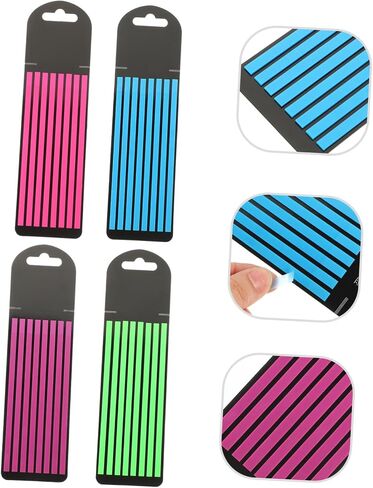 Reusable Highlight Strips of Pet Sticky Page Flags for Focused Reading and Annotation Fluorescent Notepaper for Students and Teachers in Saudi Arabia