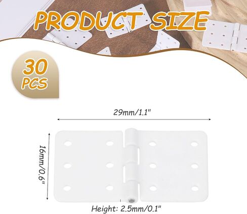 meccanixity 30pcs صغيرة ملحقات بلاستيكية نايلون صغيرة 1.1 "× 0.6" أجزاء طائرة RC لإكسسوارات الحرف الطراز الجناح in Kuwait