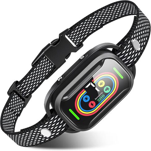 Bark Collar, Dog Bark Collar for Small Medium Dogs,Dog Barking Collar, Barking Collar for Small Dogs with 7 Levels of Adjustable Sensitivity and 9 Levels of Impact Strength in Saudi Arabia