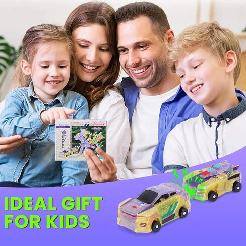 2-في 1 Transformation Dinosaur Car Toy-سيارات روبوت التصادم المغناطيسي للأطفال | لعبة تحول مثيرة للبنين والبنات | عيد ميلاد مثالي (التنين الذهبي) in Kuwait