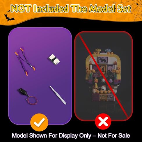 Light kit Compatible with Lego 40811 Altar of The Dead - No Model Only Light, LED Lighting Accessories Compatible with Lego Undead Altar in Saudi Arabia