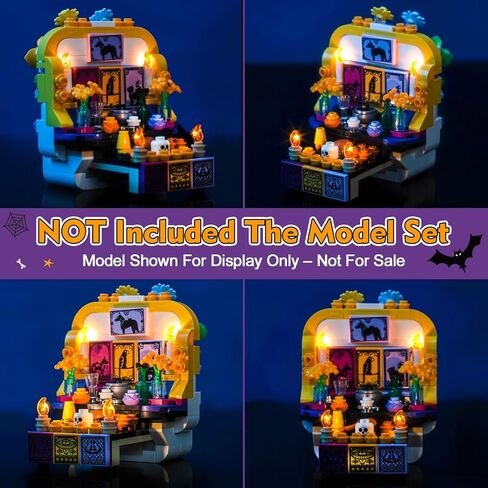 Light kit Compatible with Lego 40811 Altar of The Dead - No Model Only Light, LED Lighting Accessories Compatible with Lego Undead Altar in Saudi Arabia