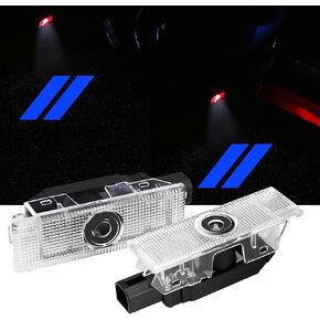 2PCS Never Fade Door Lights Logo for Dodge Challenger 2015-Present, Courtesy LED Welcome Puddle Projection Light Lamps Accessories