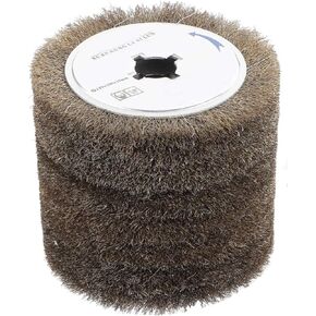 SIGNI Copper Coated Steel Wire Drawing Polishing Burnishing Wheel for surface finishing of Stainless Steel, Aluminum, Metal and Wood (Copper coated steel wire 0.3mm)
