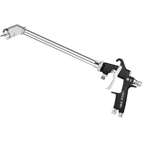 50cm Extension Long Pole Spray Angle Air Spray Gun - Pressure Feed Paint Gun High Efficiency for House Automotive Painting (Nozzle Size 1.5mm, 180 Rotatable)