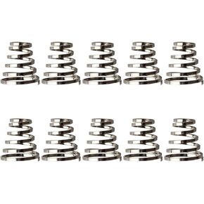 10Pcs Stainless Steel Bike Wheel Skewer Spring Replacements Mountain Bike Wheel Spring Quick Release Lever Shafts Spring Bike Wheel Skewer Spring Stainless Steel Bicycles Hub Wheels and Accessories
