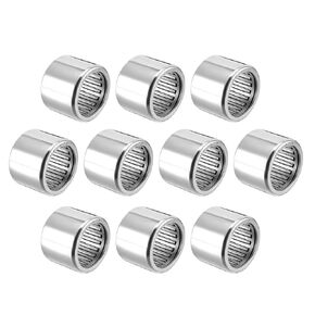 uxcell HK1012 Needle Roller Bearings 10mm Bore 14mm OD 12mm Width Chrome Steel Open End 10pcs