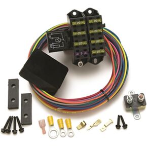 Painless Performance 70207 Weatherproof Cirkit Boss Auxiliary Fuse Block, 7-Circuits (3 Constant/4 Ignition)