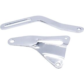 1 Set Alternator Bracket Triple Chrome Plated Steel Bracket 9455 Compatible with Small Block Ford 289 And 302 347 Engines 1965-1973 Mustang