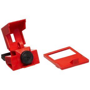 Brady Clamp-On Breaker Lockout for 120/277V - 65396,Red
