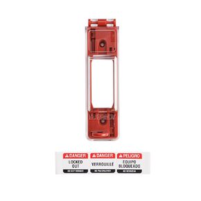 Brady - 65392 Wall Switch Lockout (Pack of 1) Red, Small