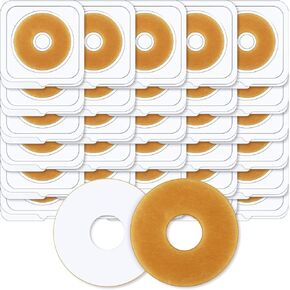 30 Pcs Ostomy Barrier Rings Adapt Moldable Skin Extender Rings Outer Diameter 2 Inch(48mm)-2mm Thickness Ostomy Bag Supplies Hydrocolloid Skin Extender Rings Better Seal Skin Barrier Ring in Kuwait