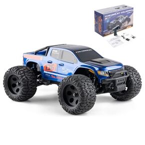 BEEZRC FMS 1/24 RC Monster Truck Colorado FMT24 Fast Drift RC Car Licensed Chevy RC Offroad RTR Electric Hobby Radio Controlled Truck 4x4 Waterproof High Speed Remote Control Car for Adults(Black)…