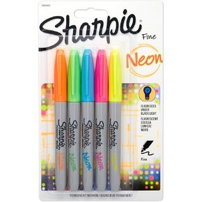 Sharpie Fine Neon Permanent Marker - Orange, Pack of 12 in Saudi Arabia