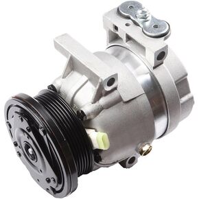 cciyu Air Conditioning Compressor for Ch-evrolet for Malibu P-ontiac Montana O-ldsmobile Alero 3.1L 3.4L 1997-2004 Replaces CO 20458C AC Compressor for Car