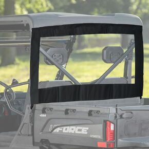 Canvas Rear Window for CFMOTO Uforce 600 Rear Windshield, Soft PVC Back Window, Stop Wind, Rain and Debris from Back