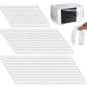 90Pcs Kitchen Small Appliance Dust Covers,Disposable Thickened Plastic Cover with Elastic Clear Toaster Oven Cover Blender Cover for Pressure Cooker,Air Fryer,Instant Pot,Coffee Maker(3 Sizes)