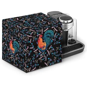 Colorful Tulips Cocktail Maker Cover with Pockets for Straw Cocktail Capsule Anti Dust Dust Covers Compatible with Most Cocktail Machines Easy to Clean