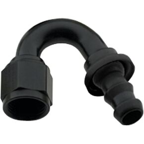 Fragola 215016-BL Black Size (-16) 150° Push Lock Hose Fitting