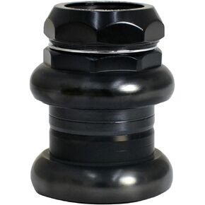 Tange-Seiki Levin CDS 1" Threaded Headset 26.4mm Crown Race Chrome, Black, TAS2959