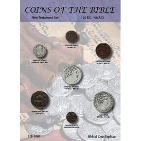 Museum-Quality Biblical Replica Coin Set | Jesus' Lifetime | Ancient Historical Coins