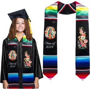 GraduatePro Mexican Graduation Stole 72", Adult Unisex Graduation Sash Gifts Class of 2025