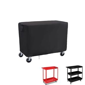 Rolling Tool Cart Cover 36 Inch,Waterproof Utility Cart Cover for 32" x 18" Mobile Multipurpose Utility Cart Service Cart Cover - 36 X 18 X 33 Inch
