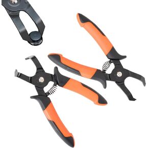 2 PCS Push Pin Pliers Set Auto Panel Clip and Trim Removal Tool Includes 30 Degree and 80 Degree Pliers Easily Removes Plastic Fasteners and Rivets