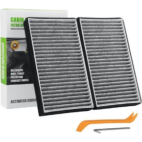 CF8791A(CP791) Cabin Air Filter w/Activated Carbon Compatible with Cadillac Escalade 2002,Chevy Avalanche/Silverado/Suburban, GMC Sierra/Yukon 1999-2002.