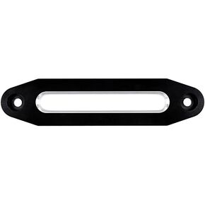 Astra Depot Black Silver Billet Aluminum 10" Hawse Fairlead fit ATV UTV Truck KFI Ramsey Synthetic Winch Rope 8000-15000lbs
