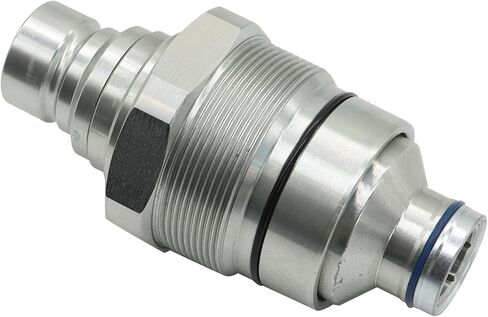 7246799 Hydraulic Male Flat Face Quick Coupler Compatible with 318E 319E 320E 323E 753 763 773 863 864 883 A220 A300 A770 S130 S150 S160 T140 T180 T190, 47396760 V1311-77140 373-6967 in Saudi Arabia