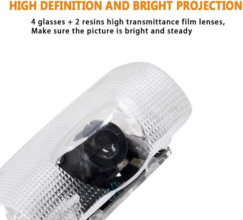 LED باب السيارة شعار ضوء مجاملة جهاز عرض ليزر ترحيب أضواء 3D شبح الظل ضوء مصابيح الملحقات استبدال لسلسلة RX/ES/GX/LS/LX/is/GS/RC/UX (2 حزمة) in Kuwait