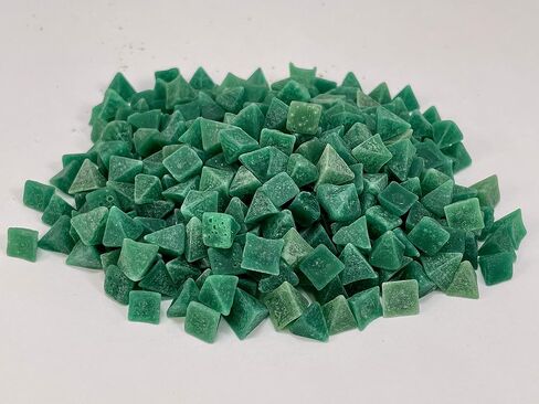 1/4 Inch Blue Plastic Resin Pyramid (Approx 220 grit) Tumbling or Vibratory Media 1 lbs / 0.45 kg | Includes a (Clean, Dry and Store) Bag | for use in Vibrating Tumbler or Rotating Tumblers in Saudi Arabia
