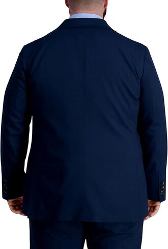 Haggar Men's Big and Tall Premium Tailored Fit Suit Separate, Blue BT-Jacket, 52 S in Kuwait