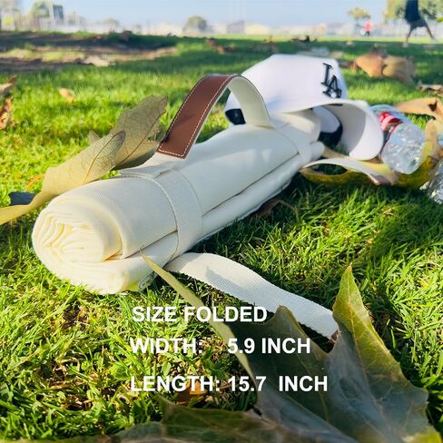 57"x 79",Extra Large Sand Beige Picnic Blanket Water Resistant,Outdoor Blanket,Park Beach Blanket,Camping Mat Light Weight Sturdy Canvas in Saudi Arabia