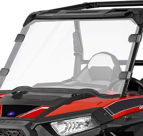 الزجاج الأمامي UTV، الزجاج الأمامي الكامل المقاوم للخدش، الزجاج الأمامي الشفاف متوافق مع 2014-2018 Polaris RZR 1000 XP 1000 4 XP Turbo و2015-2018 RZR 900 RZR 1000 XP in Kuwait