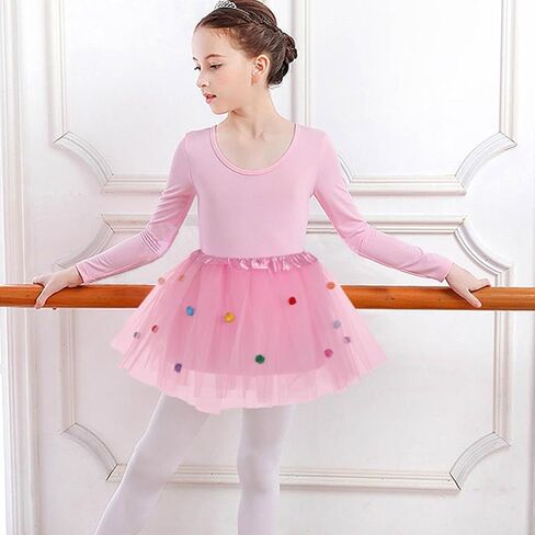 Tgirls Tutu Skirt for Women 3D Pom Pom Balls Tulle Skirts Layered Dance Skirt Fashion Puffy Costume Skirt for Girls in Saudi Arabia