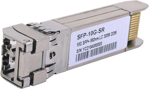High-Speed 10Gb SFP+ Fiber Module, Compatible with Cisco, Netgear, Meraki, and More | 10G-Base-SR Multi-Mode LC Transceiver,850nm MMF Up to 550 Meters Transmission Range in Saudi Arabia