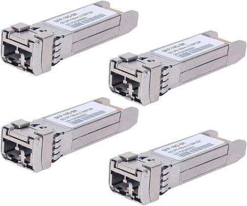 High-Speed 10Gb SFP+ Fiber Module, Compatible with Cisco, Netgear, Meraki, and More | 10G-Base-SR Multi-Mode LC Transceiver,850nm MMF Up to 550 Meters Transmission Range in Saudi Arabia