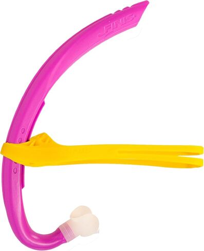 FINIS Stability Snorkel Jr - for Ages 6-10 - Swim Training Snorkel with Head Strap, Shorter Tube & Small Mouthpiece - for Swim Lessons, Swim School & Competition Training in Saudi Arabia