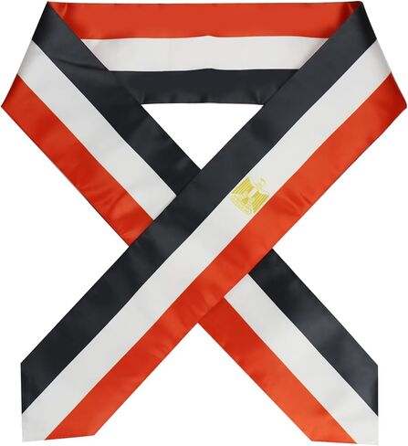 علم مصر التخرج وشاح سرق للدراسة على متن الطلاب الدوليين في الخارج الكبار للجنسين - رائع التخرج شال وشاح سرق يلتف وشاح in Kuwait