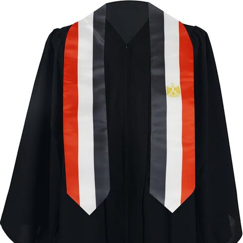 علم مصر التخرج وشاح سرق للدراسة على متن الطلاب الدوليين في الخارج الكبار للجنسين - رائع التخرج شال وشاح سرق يلتف وشاح in Kuwait