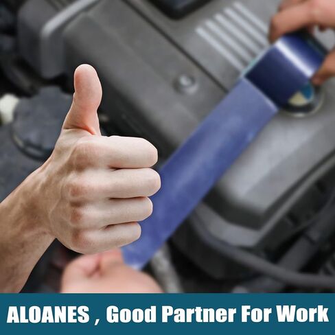 شريط لاصق مقاوم للماء من ALOANES مقاس 5.08 سم × 45 ياردة، شريط لاصق عالي التحمل، بدون بقايا، تمزق باليد، مناسب لجميع الأحوال الجوية، متعدد الاستخدامات للإصلاحات الداخلية والخارجية والأعمال اليدوية in Kuwait
