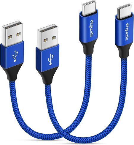 etguuds كابل USB C أرجواني 3.3 قدم شحن سريع، كابل من النوع C من النوع C مضفر USB إلى USB C متوافق مع Samsung Galaxy S23 S22 S21 S20 S10 S10E S9 A10e A32 Z Flip/Fold 5 4، Note 20 10 9، Pixel in Kuwait