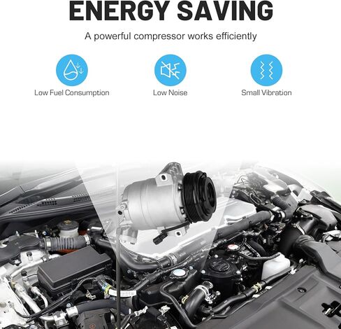 ضاغط تكييف هواء جديد مع قابض لنيسان NV200 2.0L 2013-2021، Chevy City Express 2.0L 2015-2018 in Kuwait