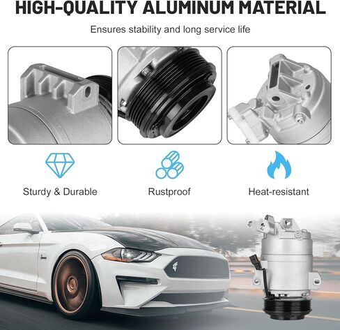 ضاغط تكييف هواء جديد مع قابض لنيسان NV200 2.0L 2013-2021، Chevy City Express 2.0L 2015-2018 in Kuwait