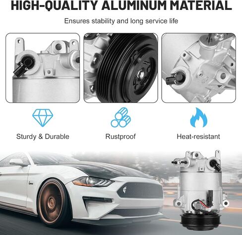 ضاغط تكييف هواء جديد مع قابض لسيارة Chevy Impala 2.5L 2014-2018، Malibu 2.0L 2.5L 2013-2015، Malibu Limited 2.5L 2016، Buick Regal 2.0L 2.4L 2014-2017 in Kuwait