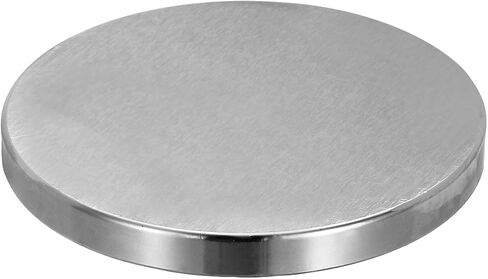 PATIKIL 30x10mm Steel Bench Block, Steel Block Metal Bench Block No Holes Matched Hardened Steel Flat 123 Blocks Precision Ground Milling for Jewelry Making Stamping Tool, Round in Saudi Arabia