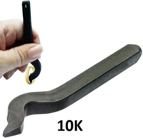 10K الذهب علامات الطوابع عازمة خاتم داخل المجوهرات علامات الصلب المعدني مصنوعة in Kuwait